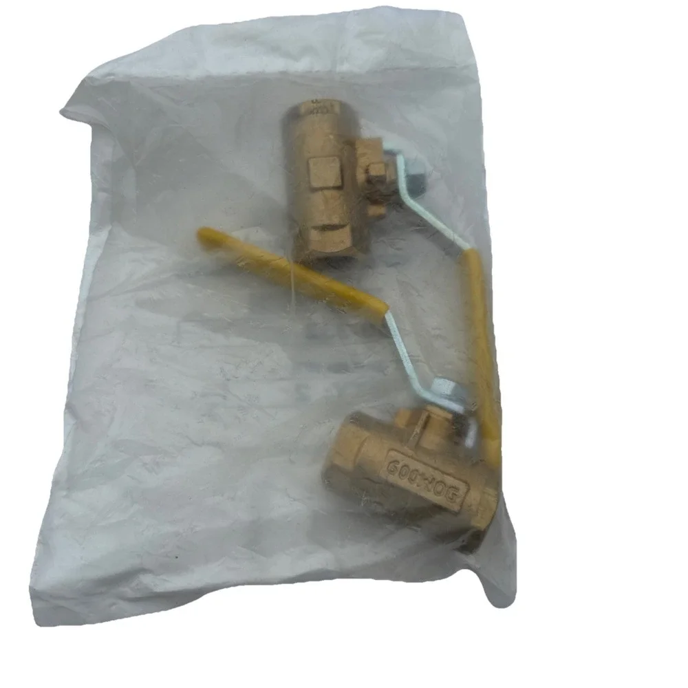 Lot Of Two Kimball Midwest‎ Brass Ball Valve 3/8